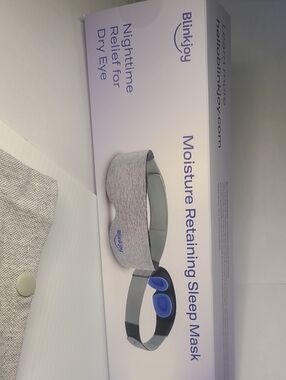 Blinkjoy Moisture-Retaining Sleep Mask – Gray